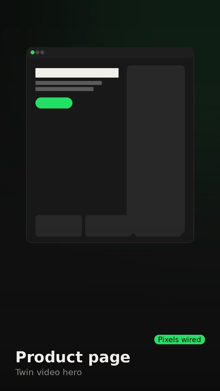 AI landing page sample